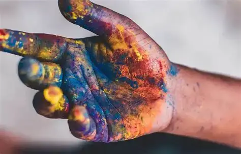 Remove paint from hands